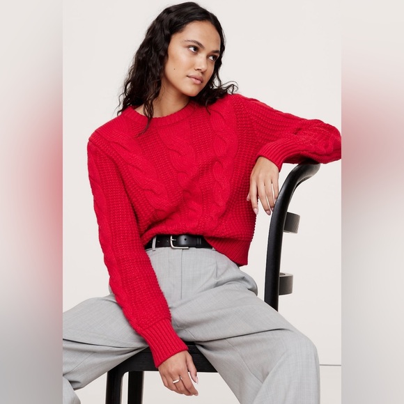 Banana Republic Cable Knit Sweater Size S - Picture 1 of 1